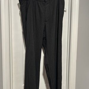 Banana Republic Charcoal Pinstripe Dress Pants